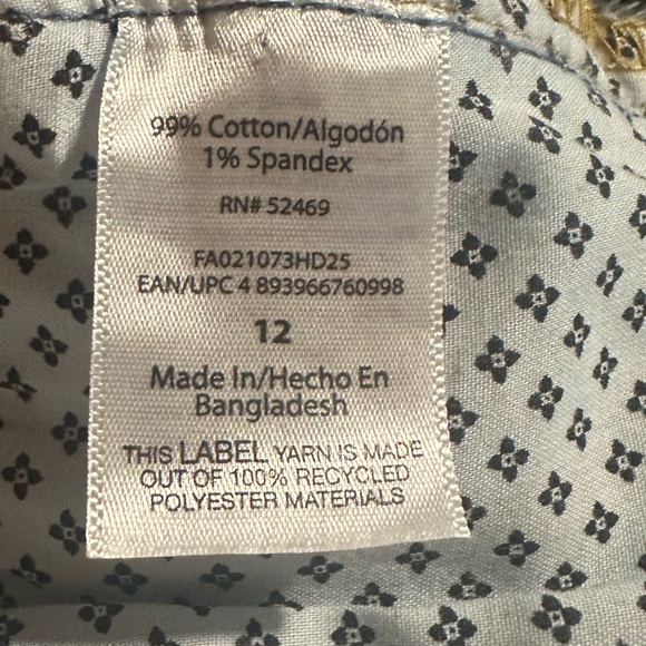 FREE ASSEMBLY High Rise wide leg stretch jeans size 12 - 
32.5” inseam - NWT! - Picture 12 of 12